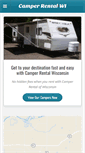 Mobile Screenshot of camperrentalwi.com